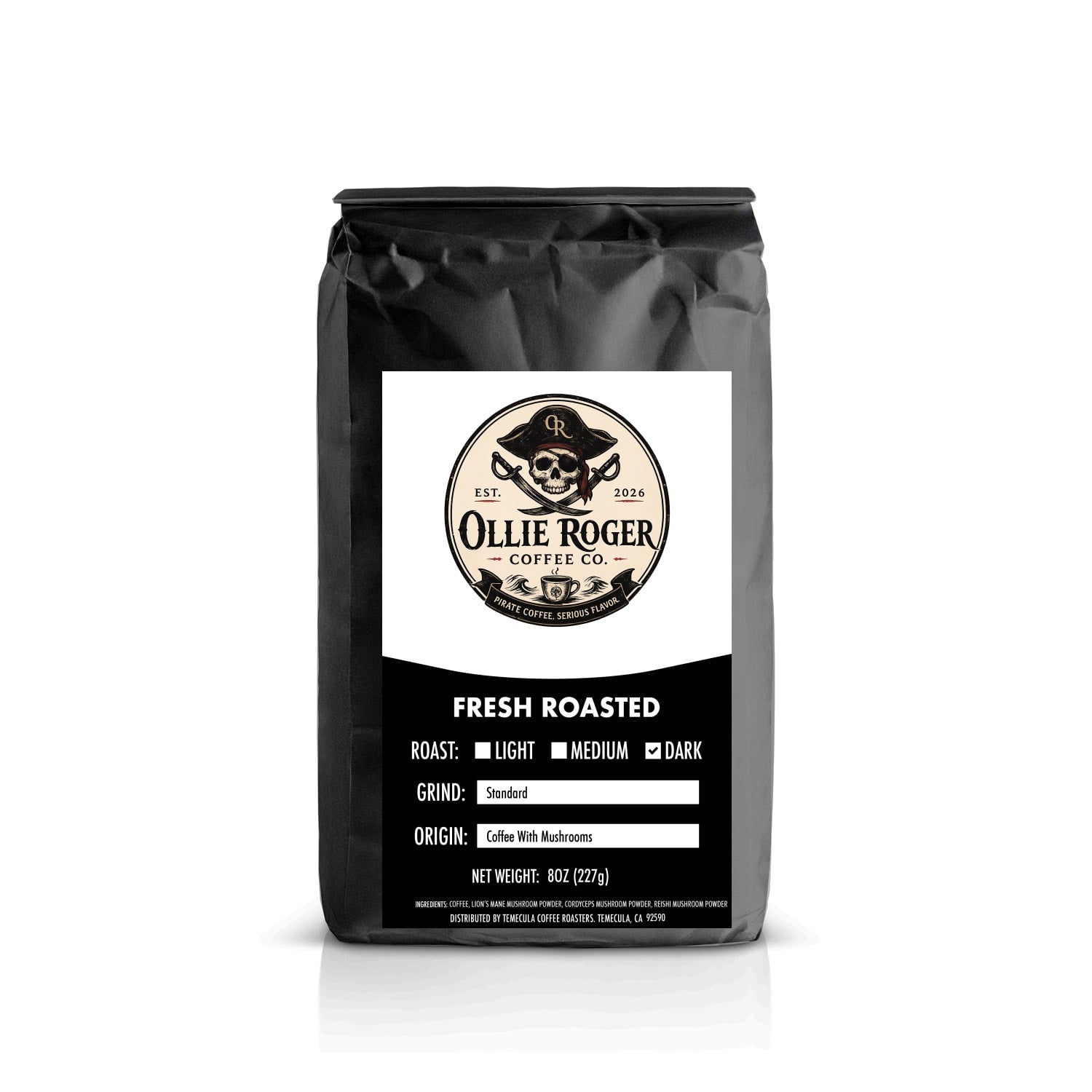 Coffee with Mushrooms Dark Roast